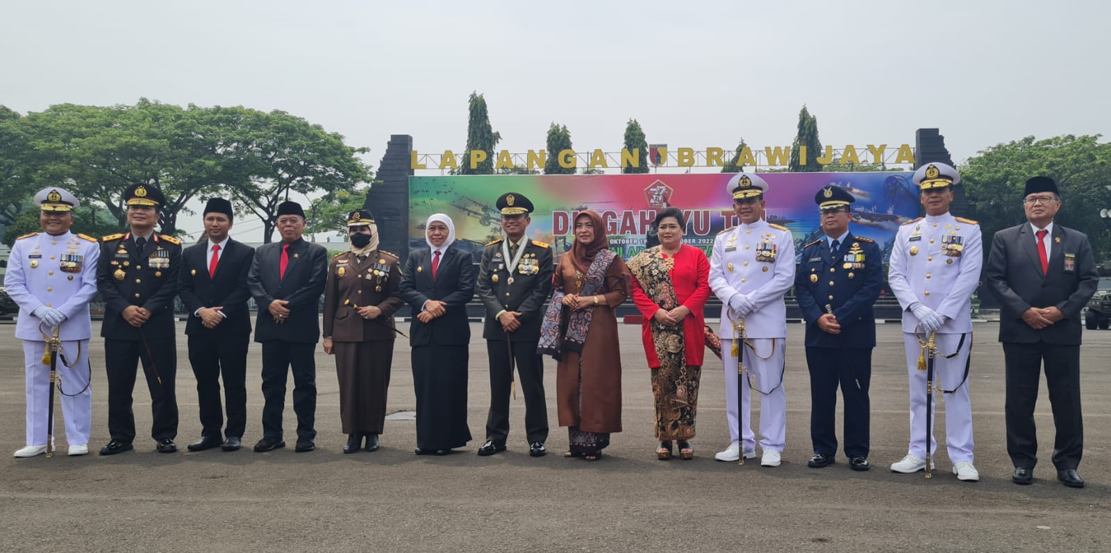 Lanud Muljono Berpartisipasi Dalam Puncak Upacara HUT TNI ke -77