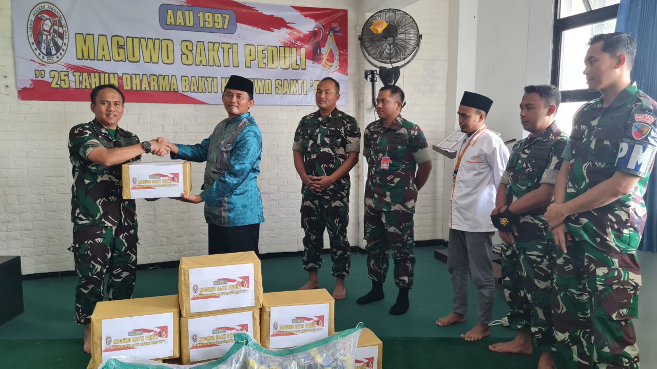 Danlanud Muljono Laksanakan Anjangsana Ke Panti Asuhan Istiqomah