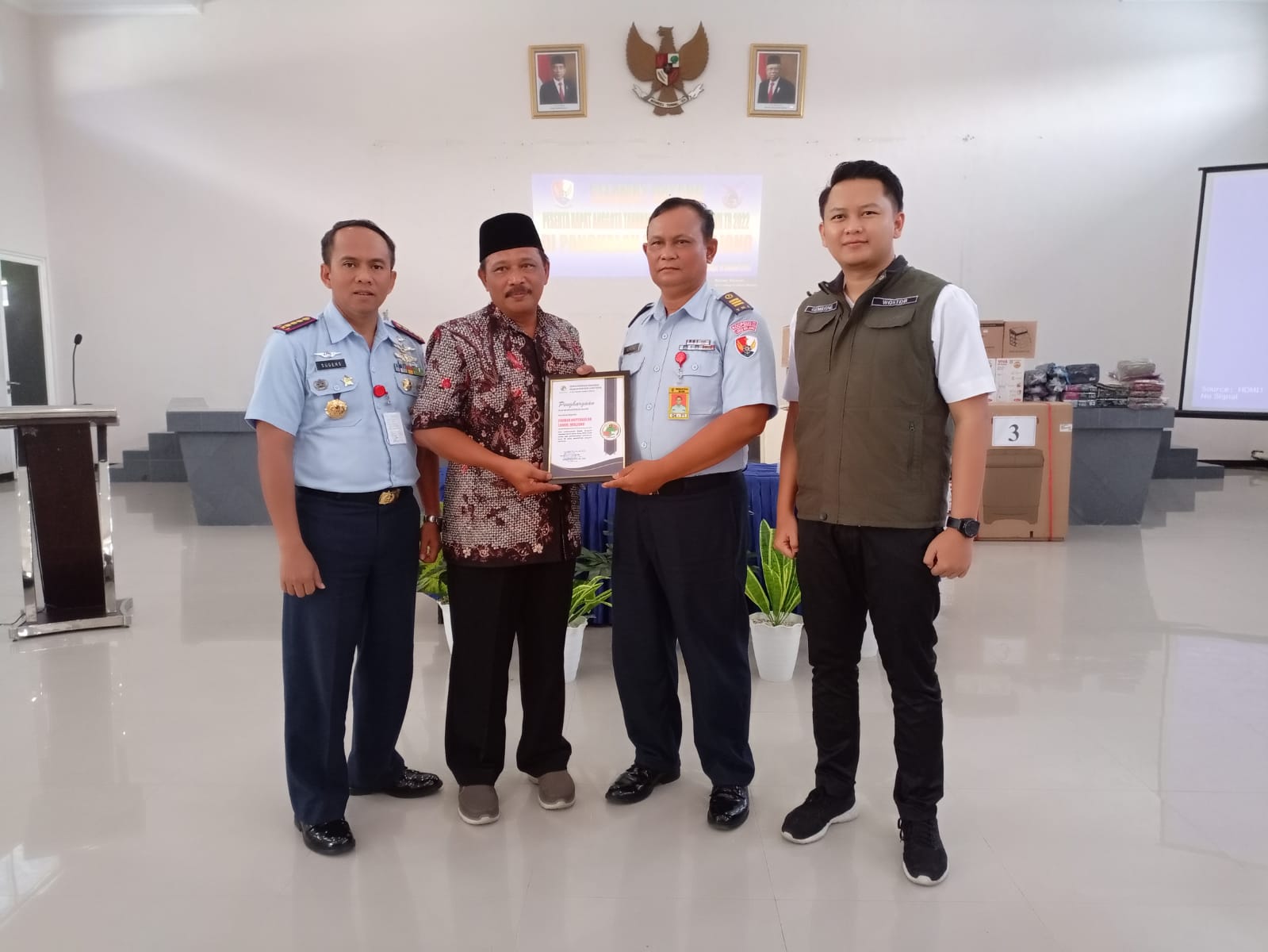 Lanud Muljono Laksanakan Rapat Anggaran Tahunan Primkopau Tahun Buku 2022