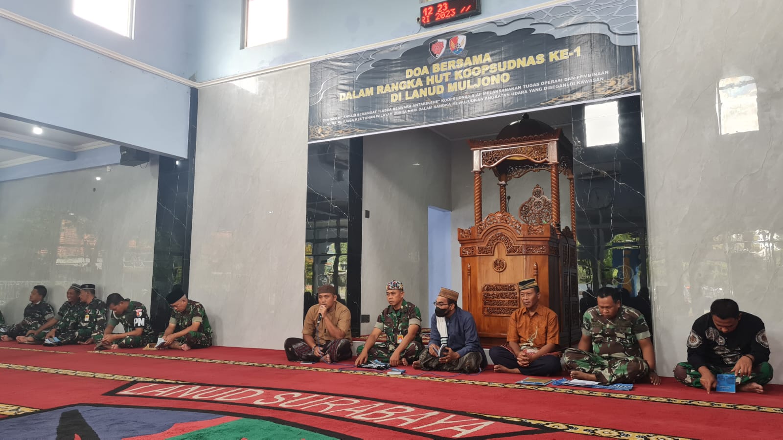 Lanud Muljono Gelar Doa Bersama Dalam Rangka HUT Ke – 1 Koopsudnas