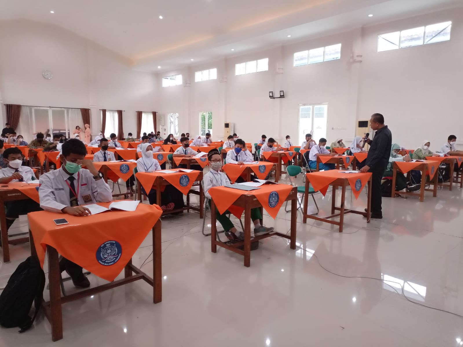 Peserta Seleksi PPDB SMA Pradita Dirgantara Panda Lanud Muljono Laksanakan Tes Litpers