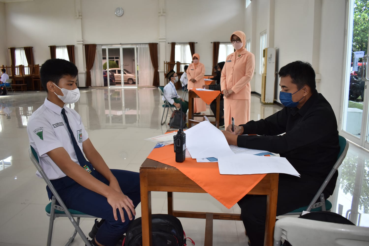 27 Calon SMA Pradita Dirgantara Panda Lanud Muljono Jalani Tes Litpers
