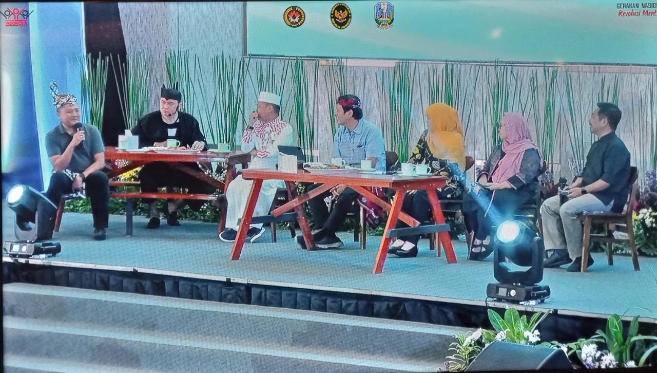Danlanud Muljono Hadiri Cangkrukan Menko Polhukam