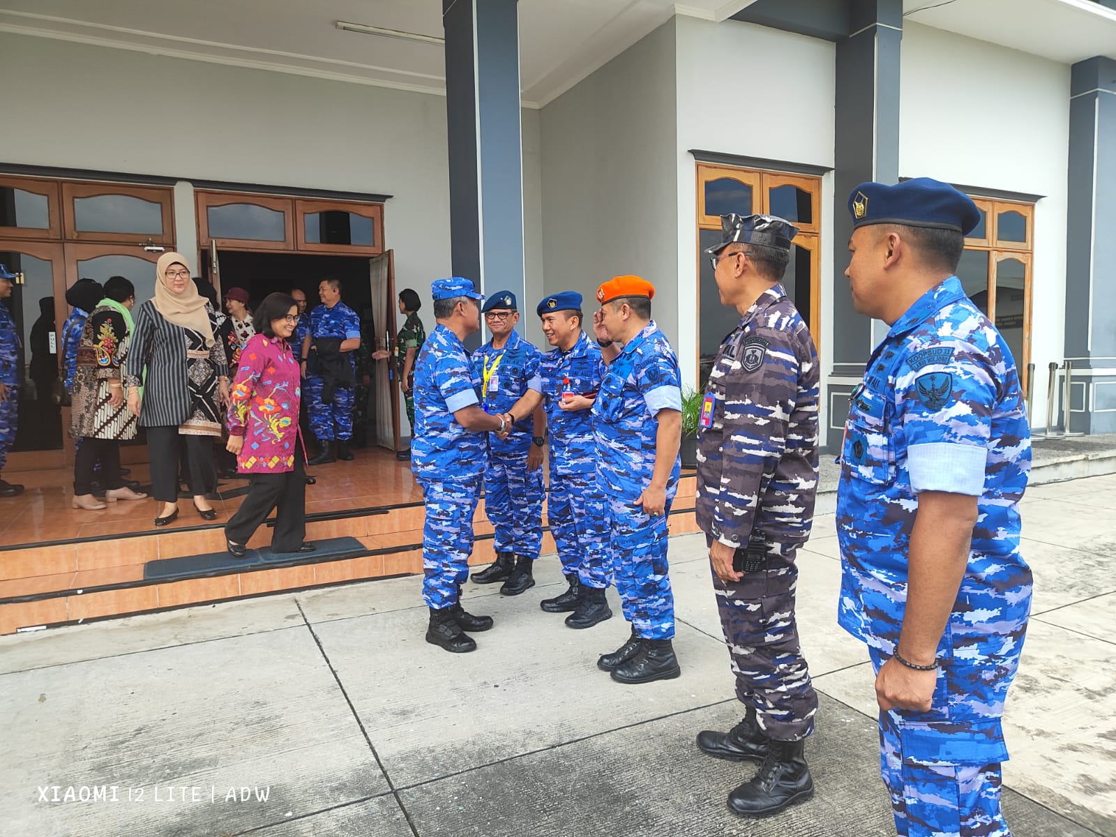 Danlanud Muljono Antar Kepulangan Danseskoau beserta Rombongan Pasis Seskoau Angkatan ke-60