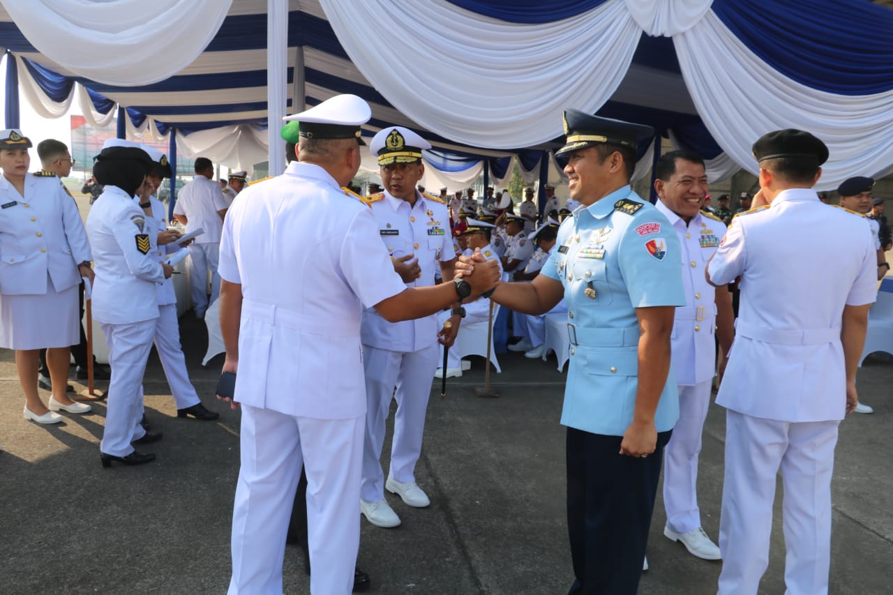 Kadispers Lanud Muljono Hadiri Upacara HUT Penerbangan TNI AL ke -67