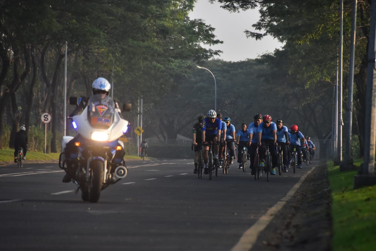 Pererat Soliditas Perwira, Lanud Muljono Gelar Funbike Wira Club Tahun 2023