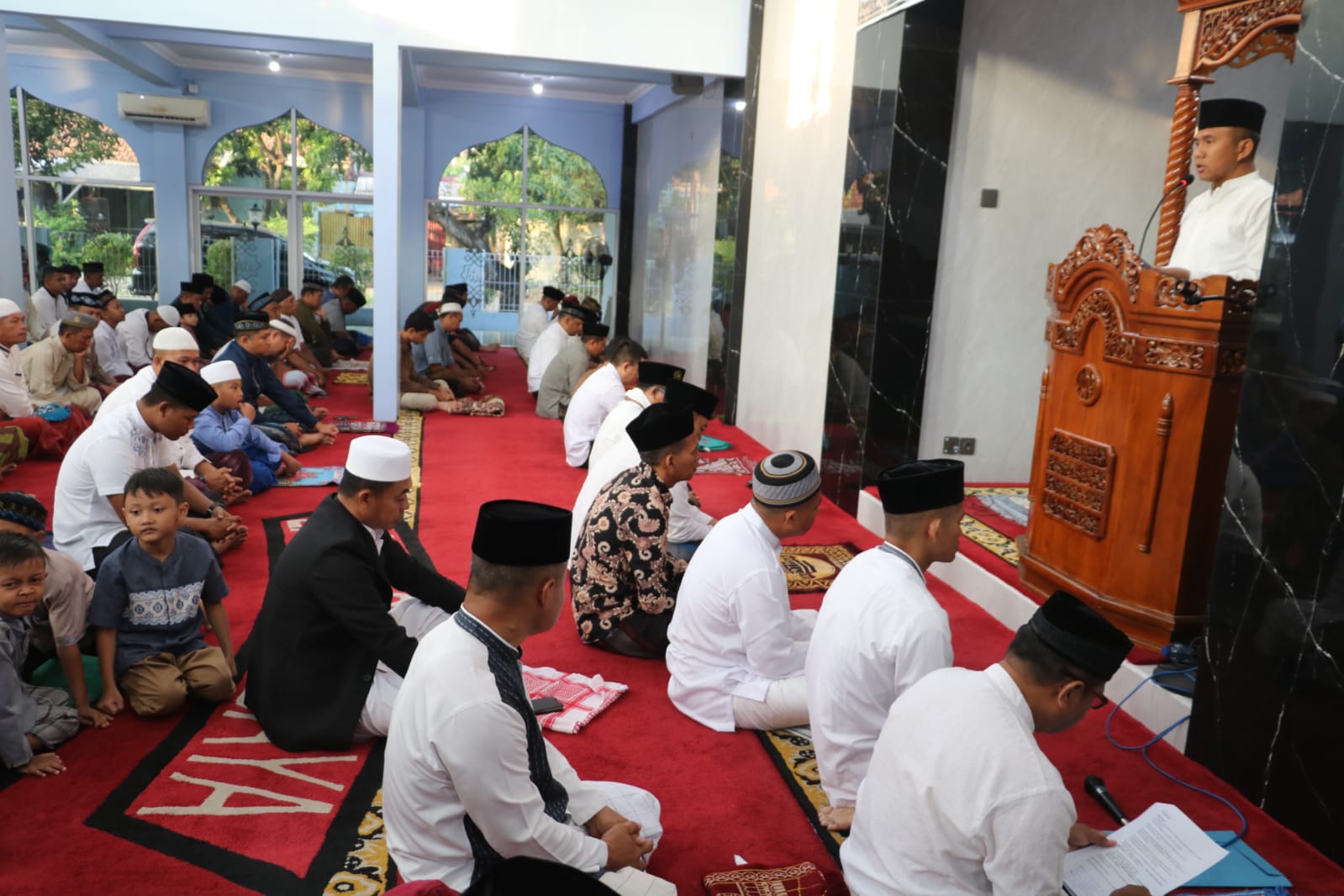 Lanud Muljono Surabaya Gelar Shalat Idul Adha 1444 H /2023 M