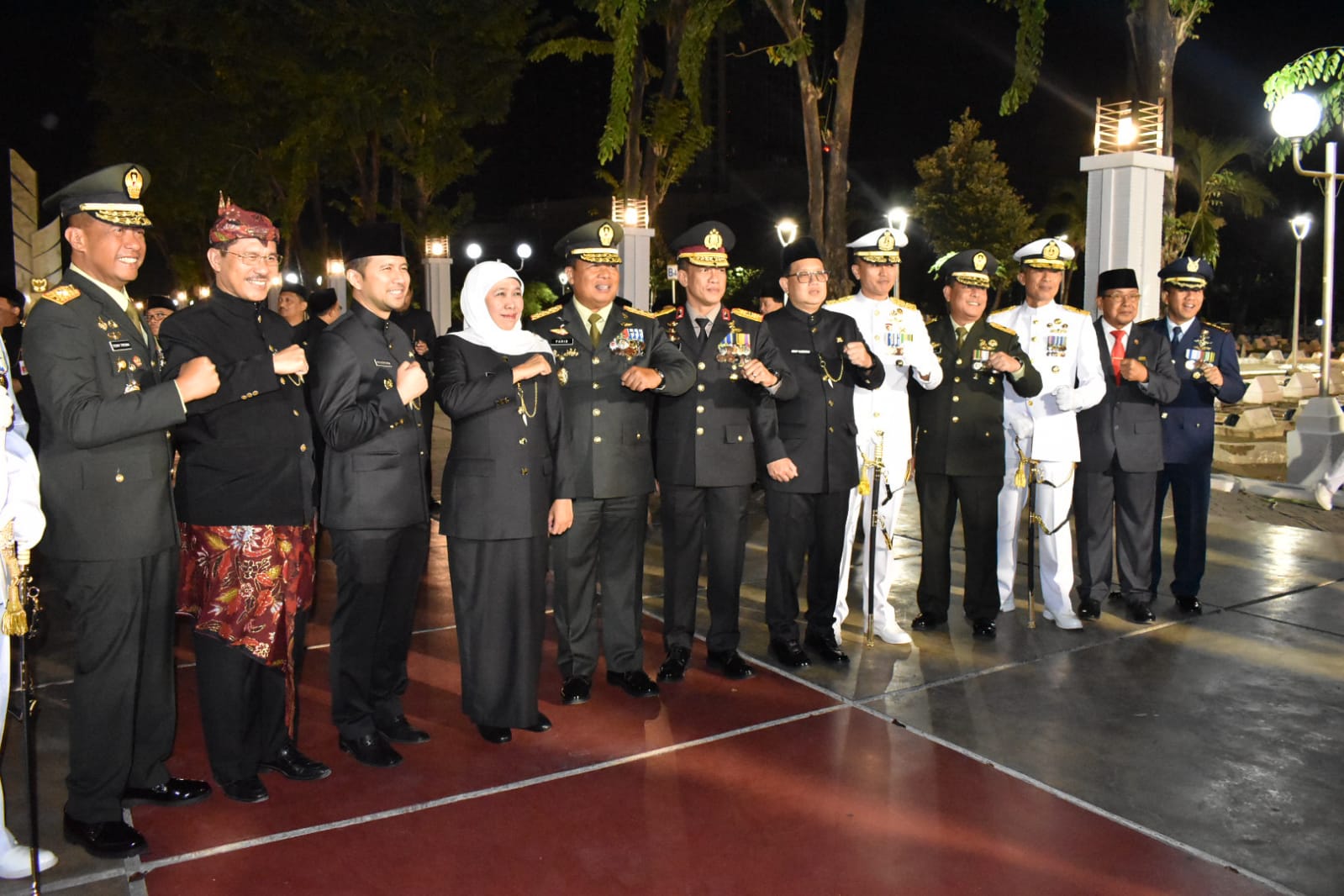 Danlanud Muljono Surabaya Ikuti AKRS di TMP 10 November Surabaya