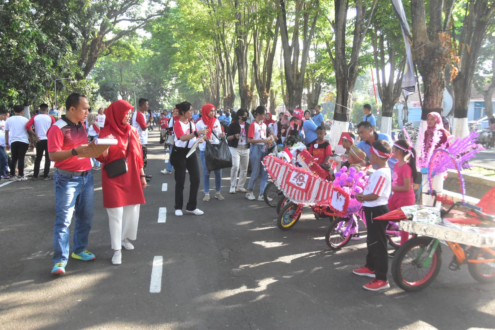 Kemeriahan HUT RI ke-78 Tahun 2023 di Lanud Muljono Surabaya