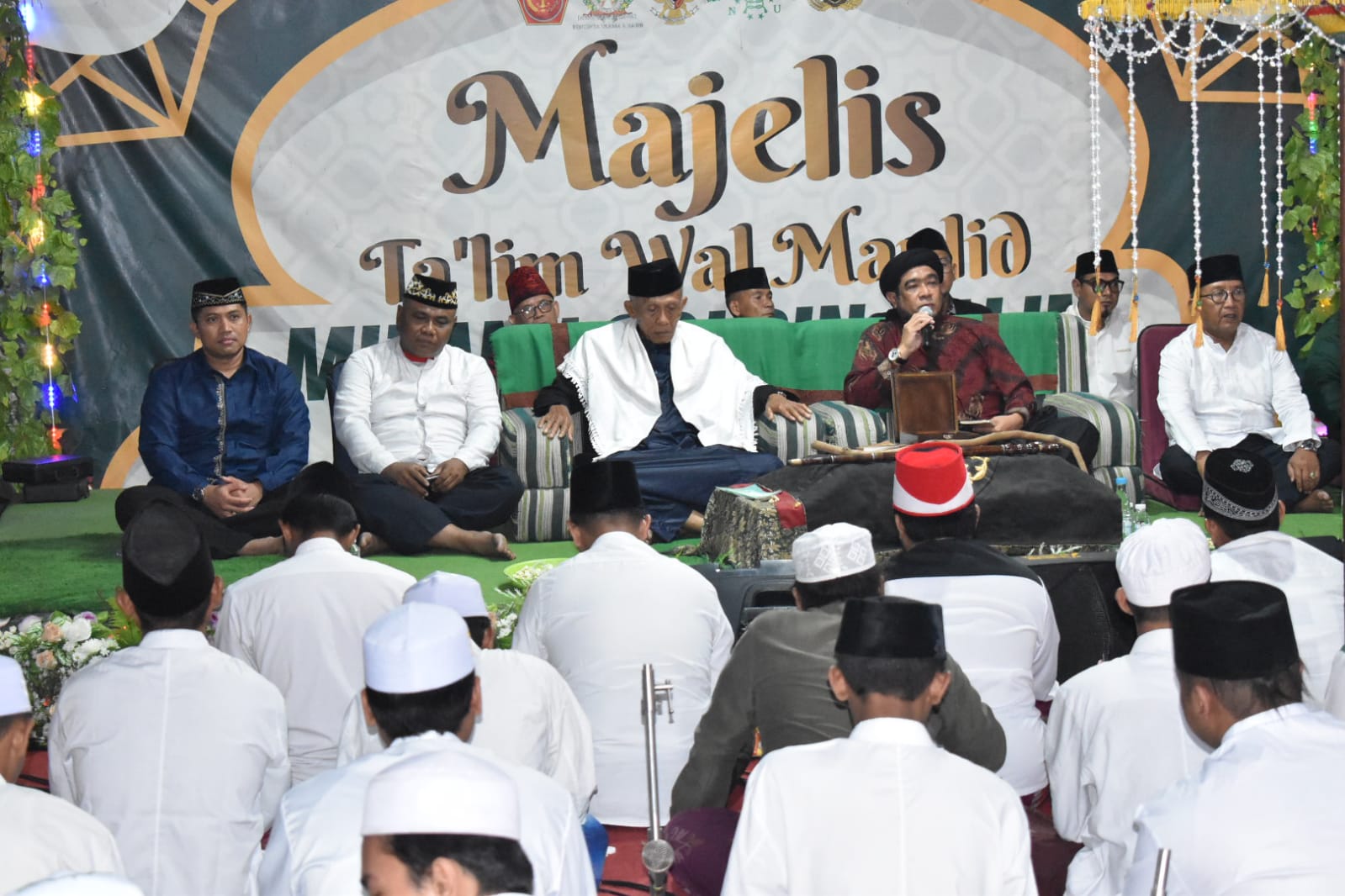 Kadispers Lanud Muljono Surabaya Hadiri Hari Lahir ke-3 Majelis Taklim Mizanu Qoblin Salim
