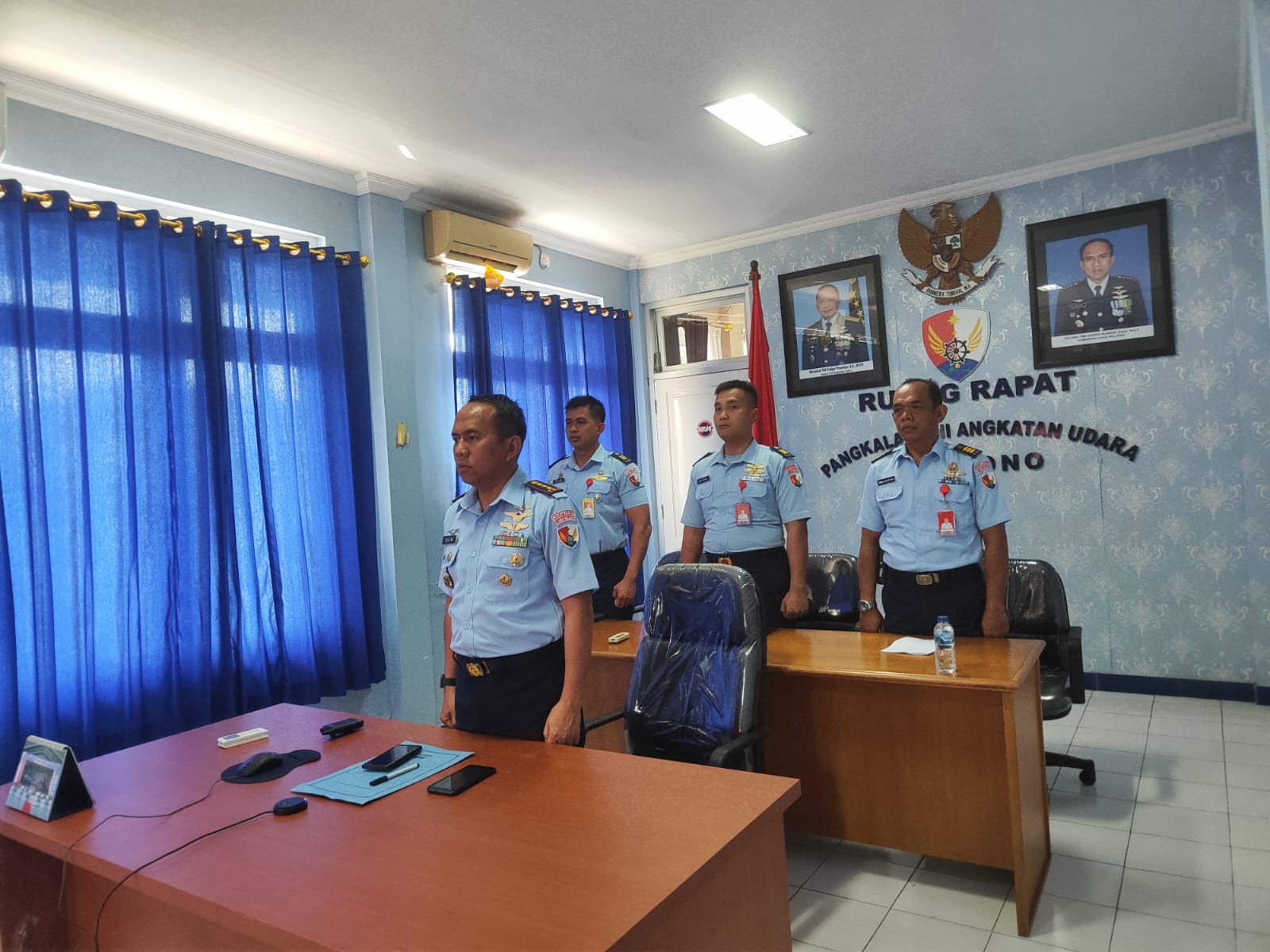 Danlanud Muljono Surabaya Ikuti Seminar Pemanfaatan Teknologi Satelit