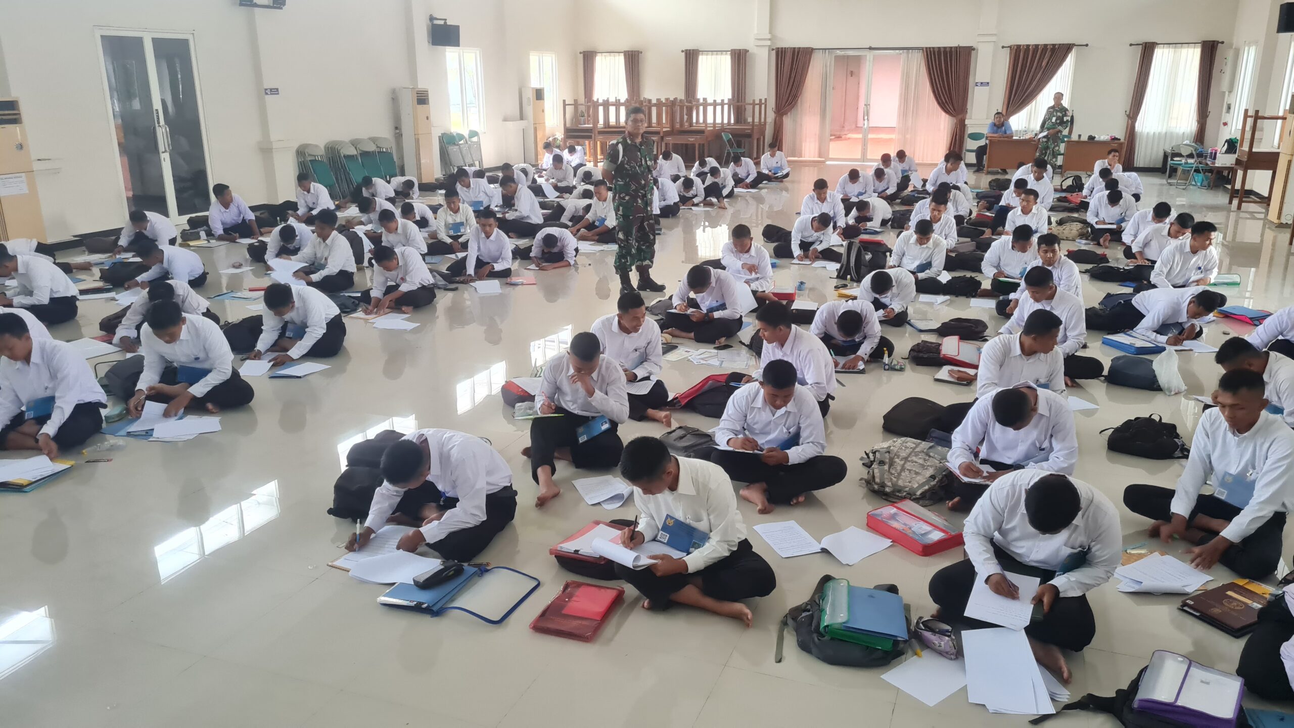 Lanud Muljono Gelar Psikotes dan Tes Screening Casis Bintara Gel II Tahun 2023