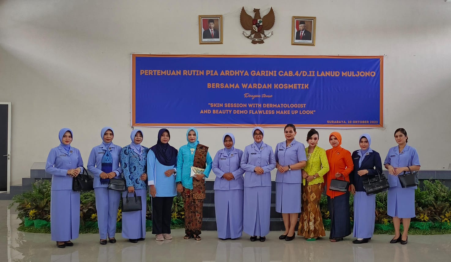 Pertemuan Rutin Pia Ardhya Garini Cab.4/D II Lanud Muljono