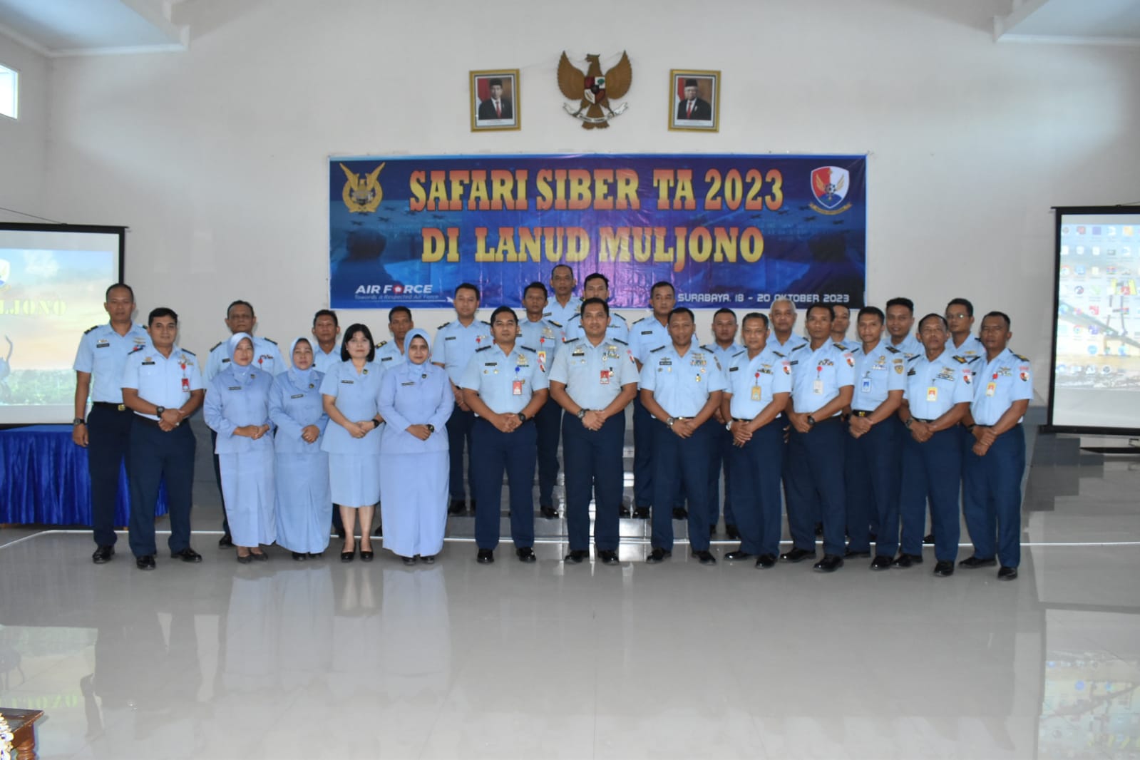 Personel Lanud Muljono Ikuti Safari Siber Tahun 2023