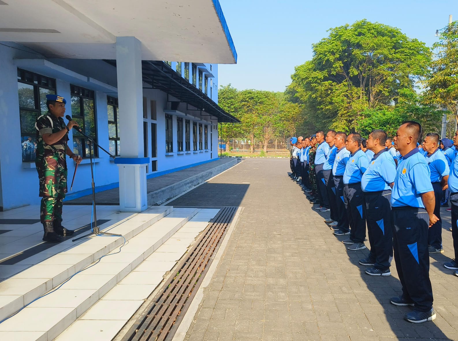 Dansatpomau Lanud Muljono Berikan Ceramah Narkoba