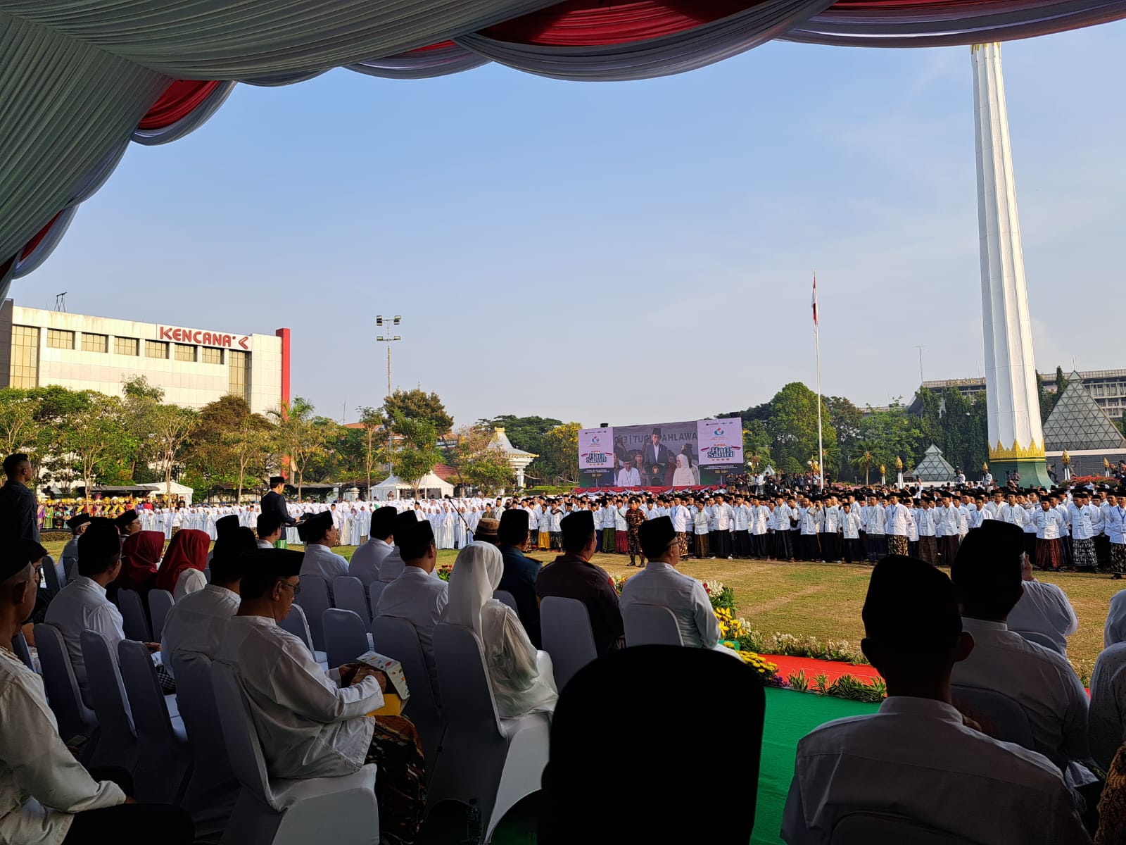 Kasibintal Lanud Muljono Hadiri Hari Santri Nasional Tahun 2023