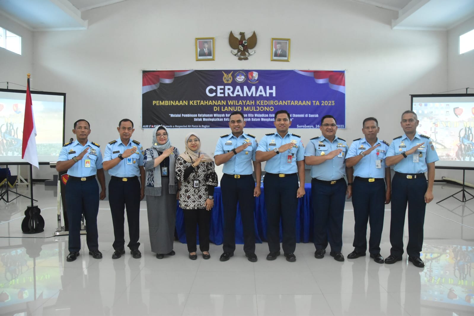 Ceramah Bintahwildirga di Lanud Muljono