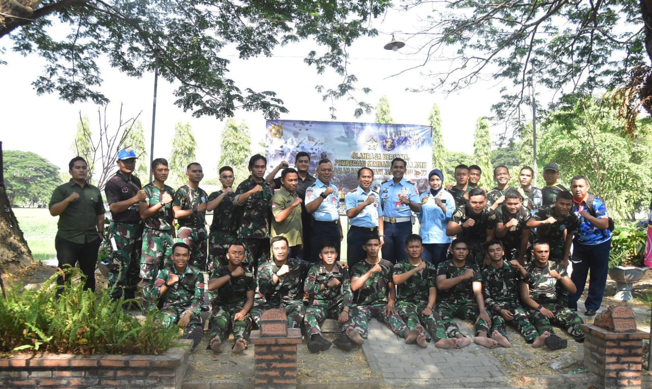 Sambut HUT Pomau ke-77 Tahun 2023, Satpomau Lanud Muljono Gelar Cross Country