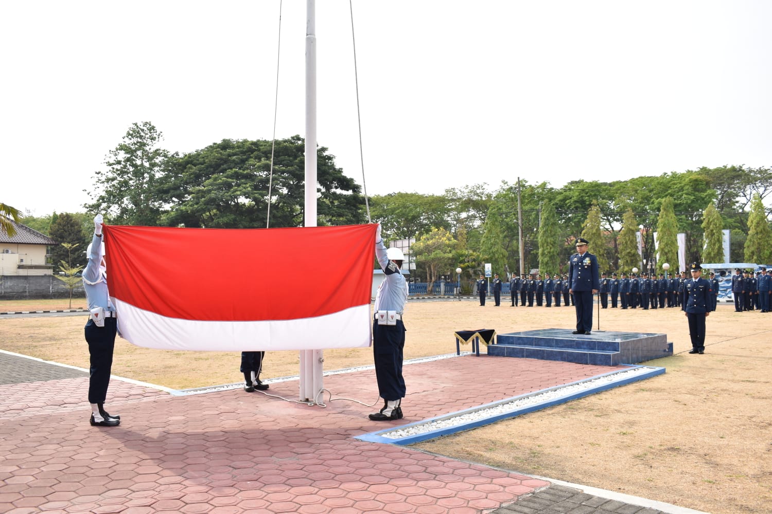 Kadispers Lanud Muljono Pimpin Upacara Peringatan Hari Pahlawan 10 November Tahun 2023
