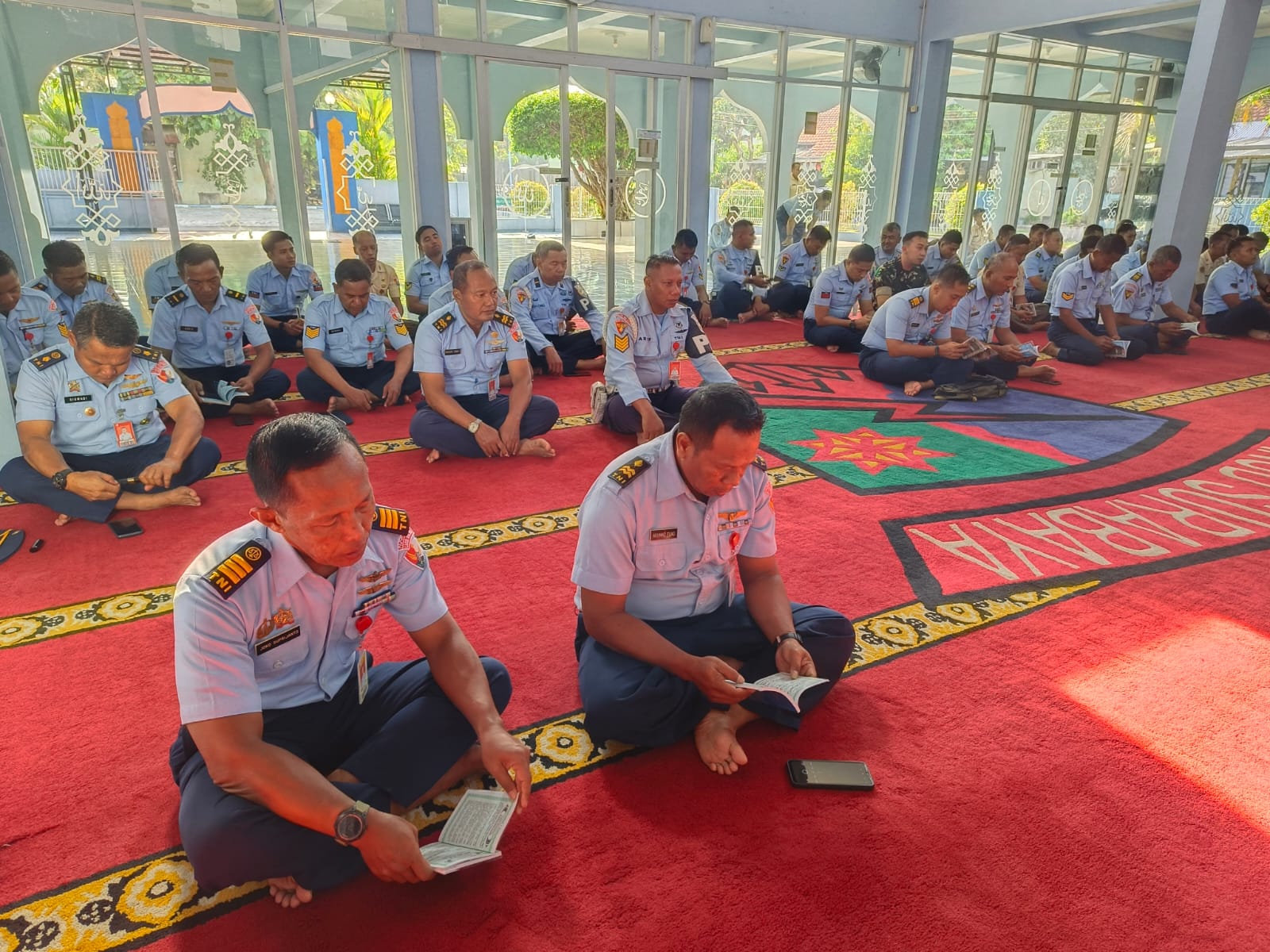 Prajurit Lanud Muljono Melaksanakan Khataman Al-Qur’an
