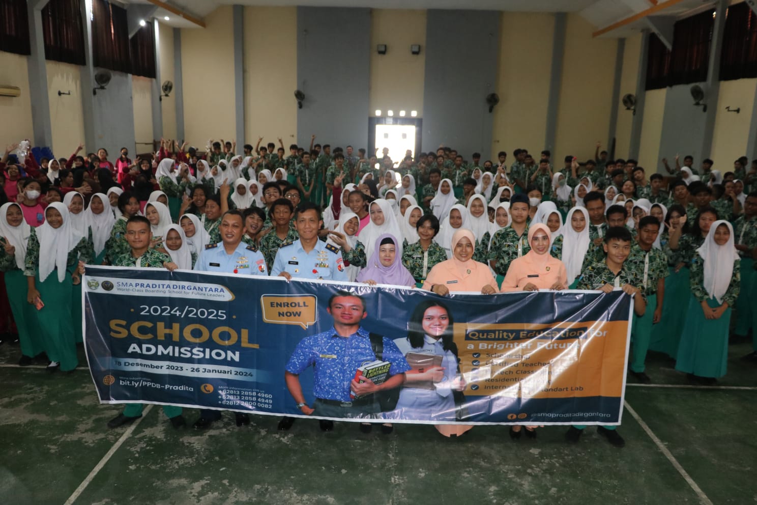 Lanud Muljono Gelar Sosialisasi SMA Pradita Dirgantara