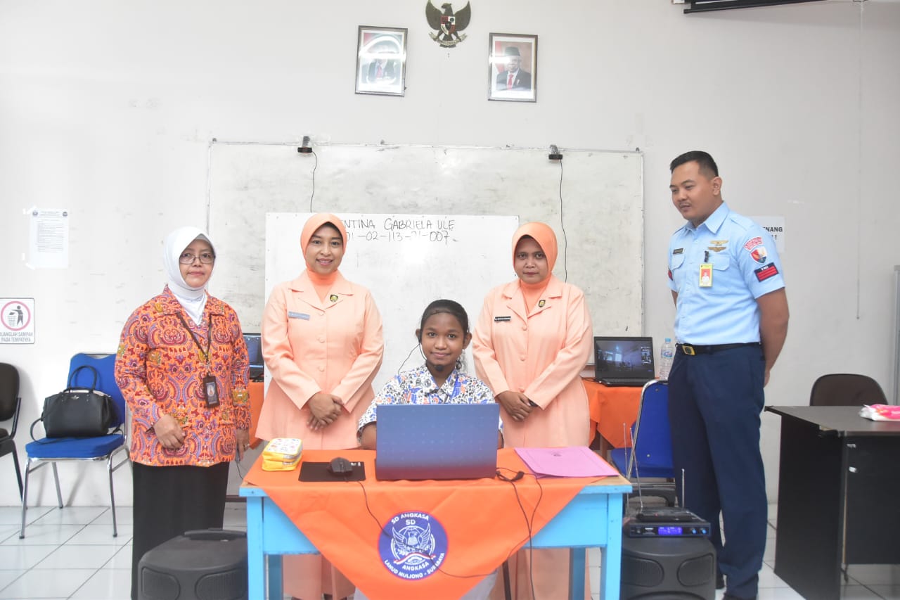 Siswi SD Angkasa Lanud Muljono Ikuti Final Angkasa Mathematics and Science Olympiad (AMSO)