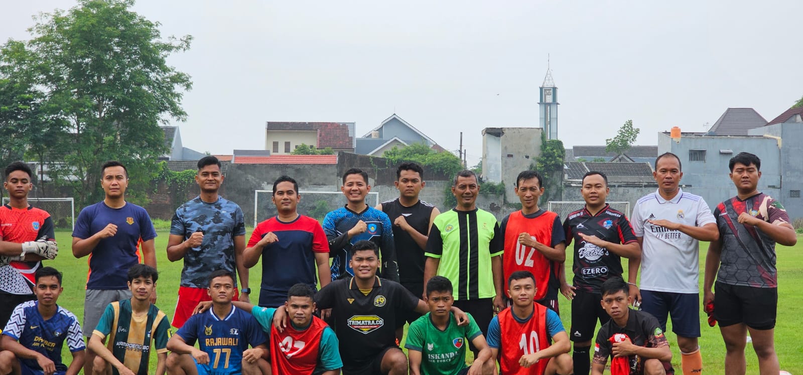 Salurkan Hobi Olahraga, Personel Lanud Muljono Laksanakan Latihan Bersama