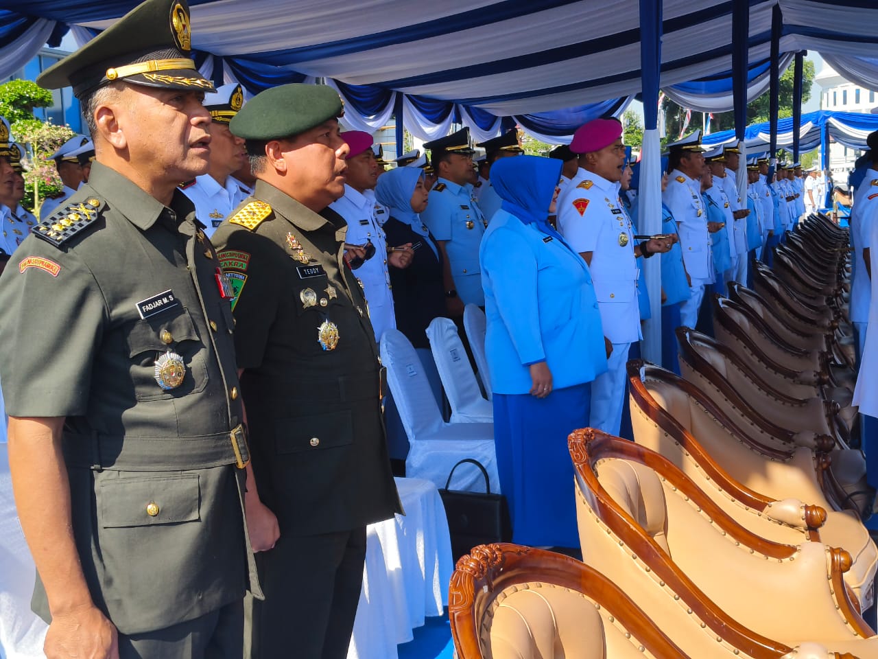 Danlanud Muljono Hadiri Sertijab Pangkoarmada II