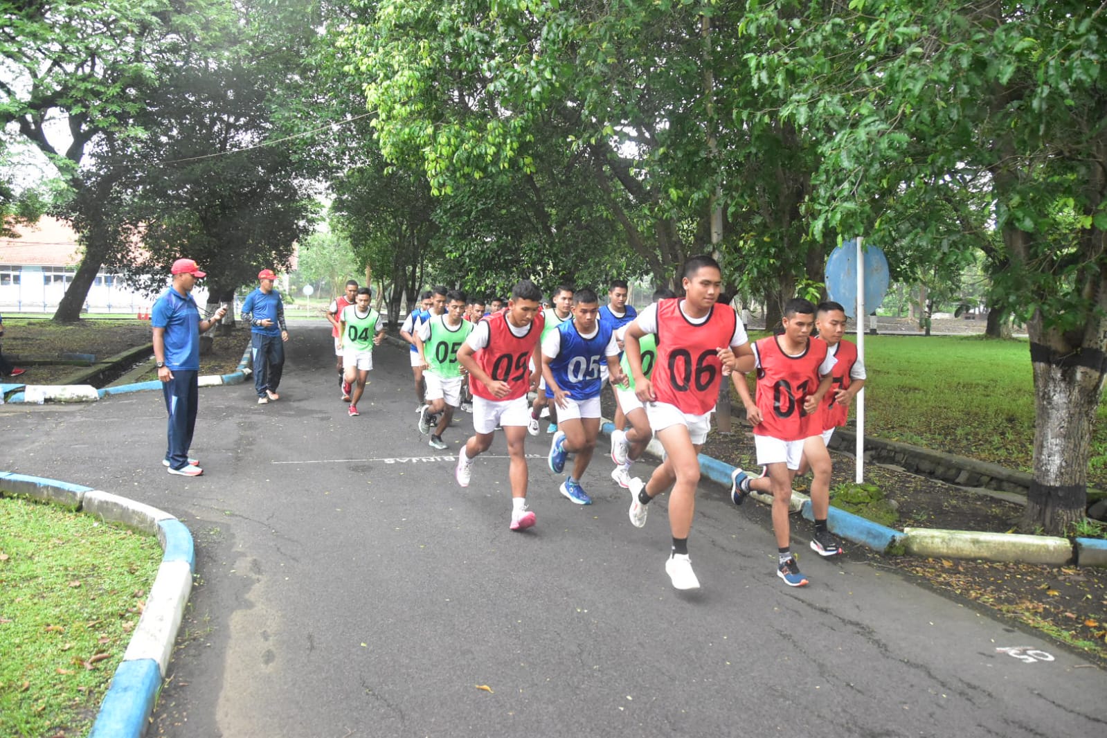 Tes Samapta Casis Bintara PK Gelombang 1/A-53 Tahun 2024 di Lanud Muljono